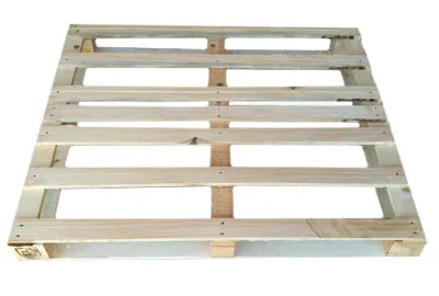 Palet perimetral de pino de 100×120 cm con cuatro entradas